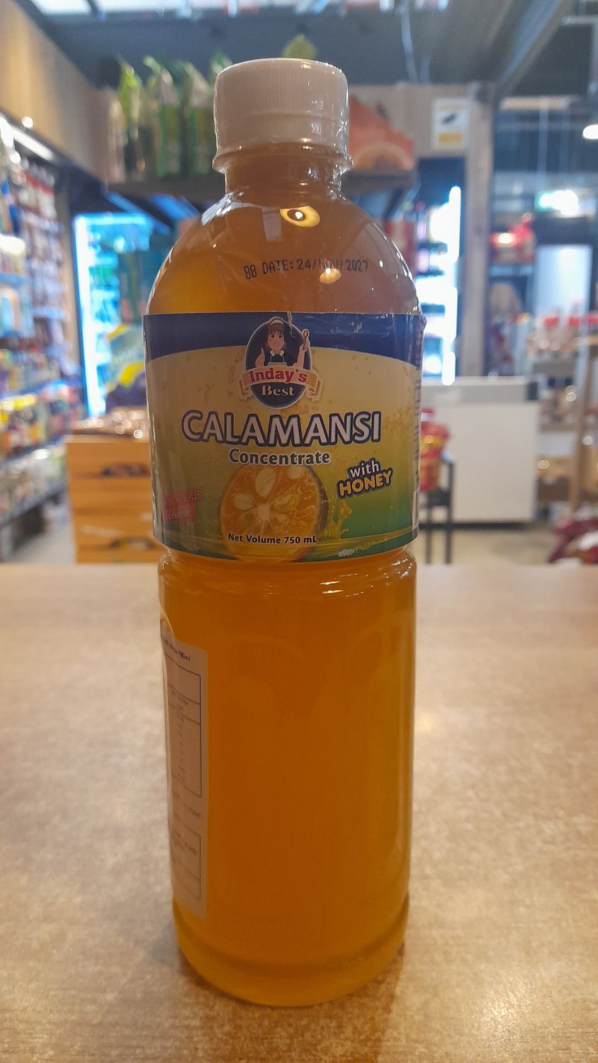 Inday's Best Calamansi Concentrate with Honey (750ml)