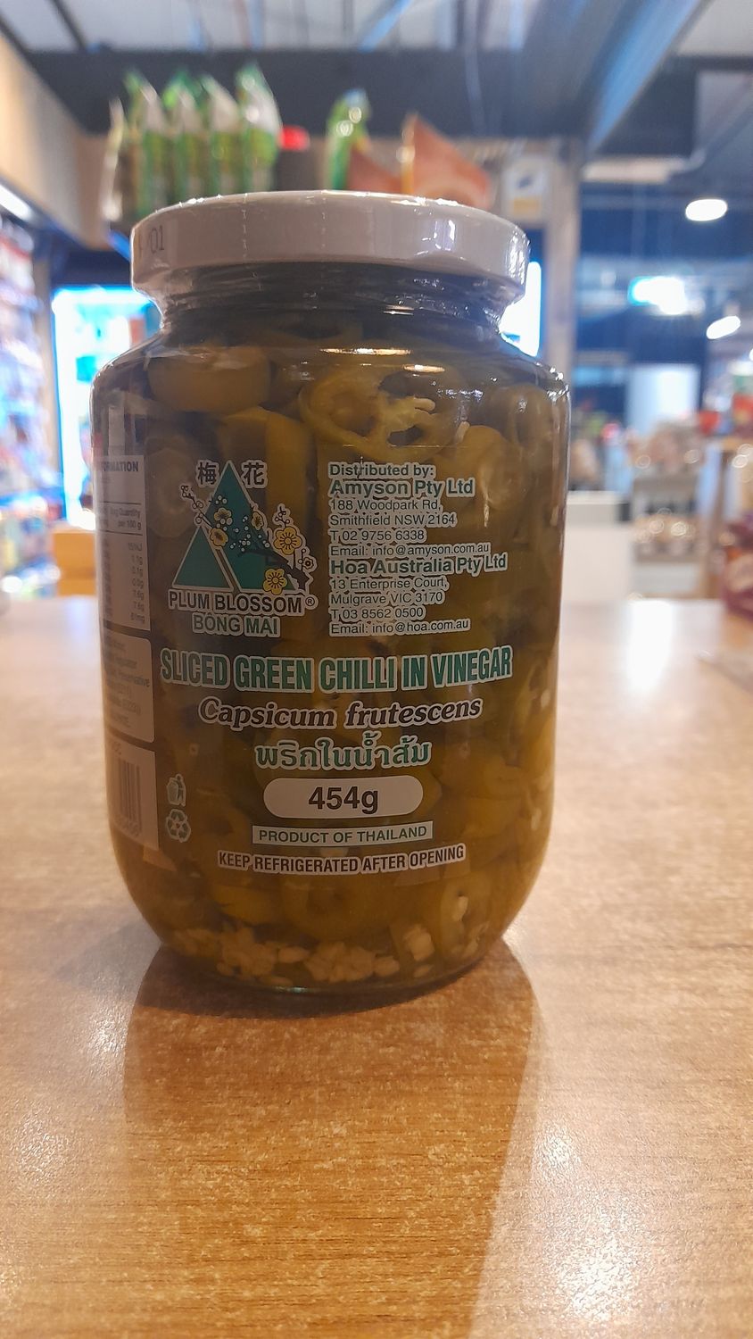 Plum Blossom Pickled Slice Chilli (454g)