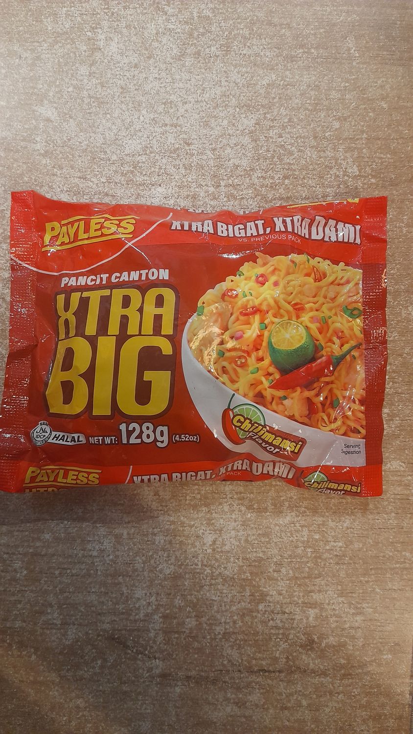 Payless Pancit Canton Xtra Big Chilimansi (128g)