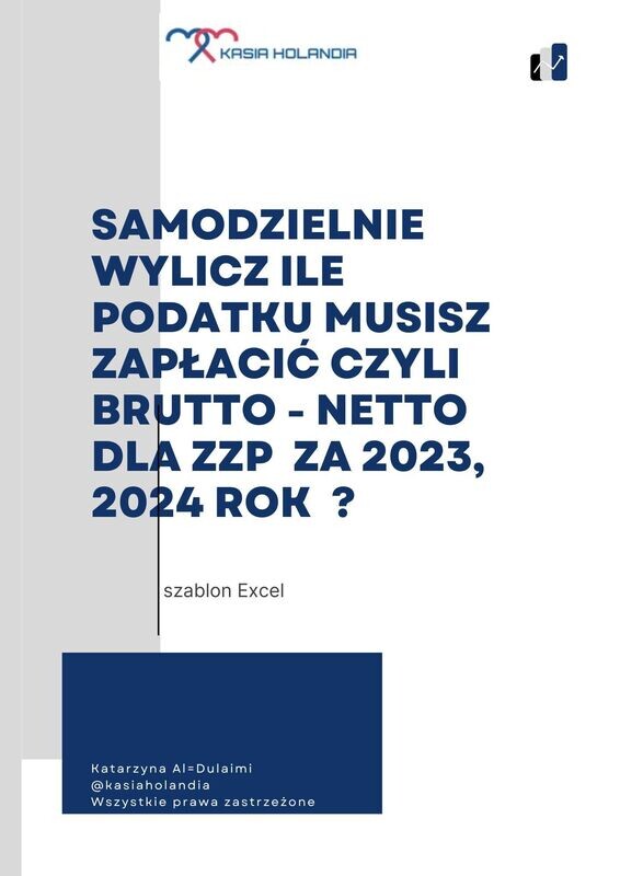 Wyliczenie brutto - netto dla zzp 2023, 2024 - KK AL-Dulaimi