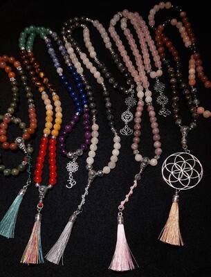 Healing Gemstone Mala's