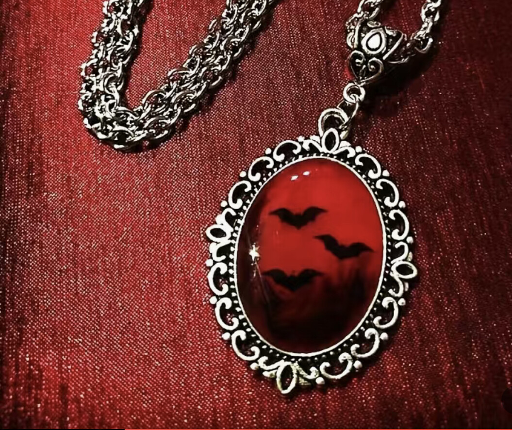 ​Karma Blood Bat Witchcraft Magic Spells Charm Necklace