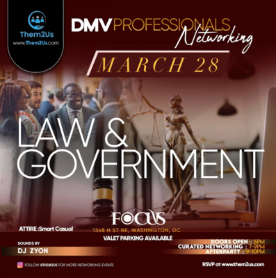 Law & Government Networking Event