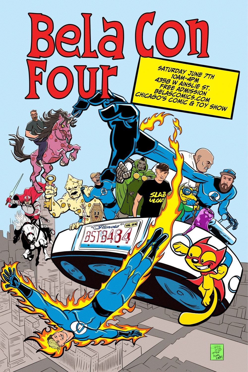 Bela Con Four Official 11x17 Poster – Limited Edition Print