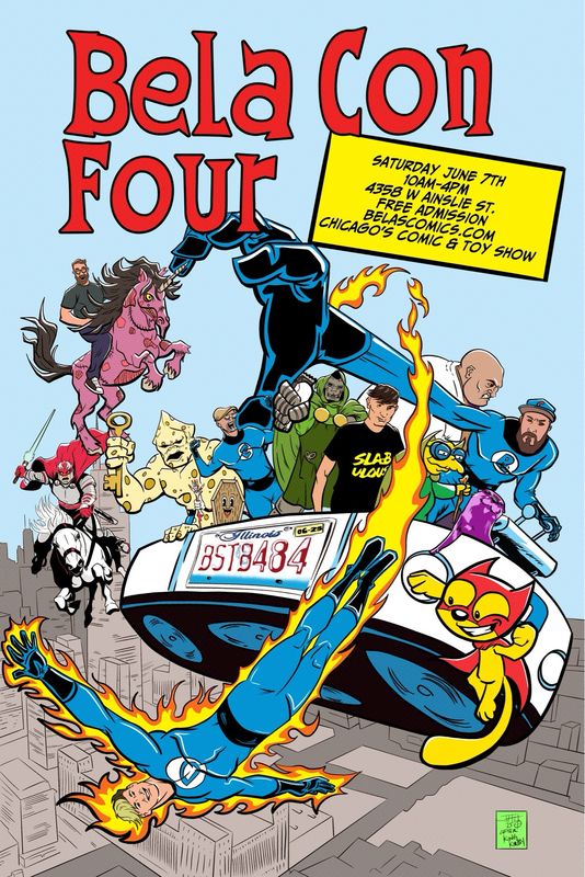 Bela Con Four Official 11x17 Poster – Limited Edition Print