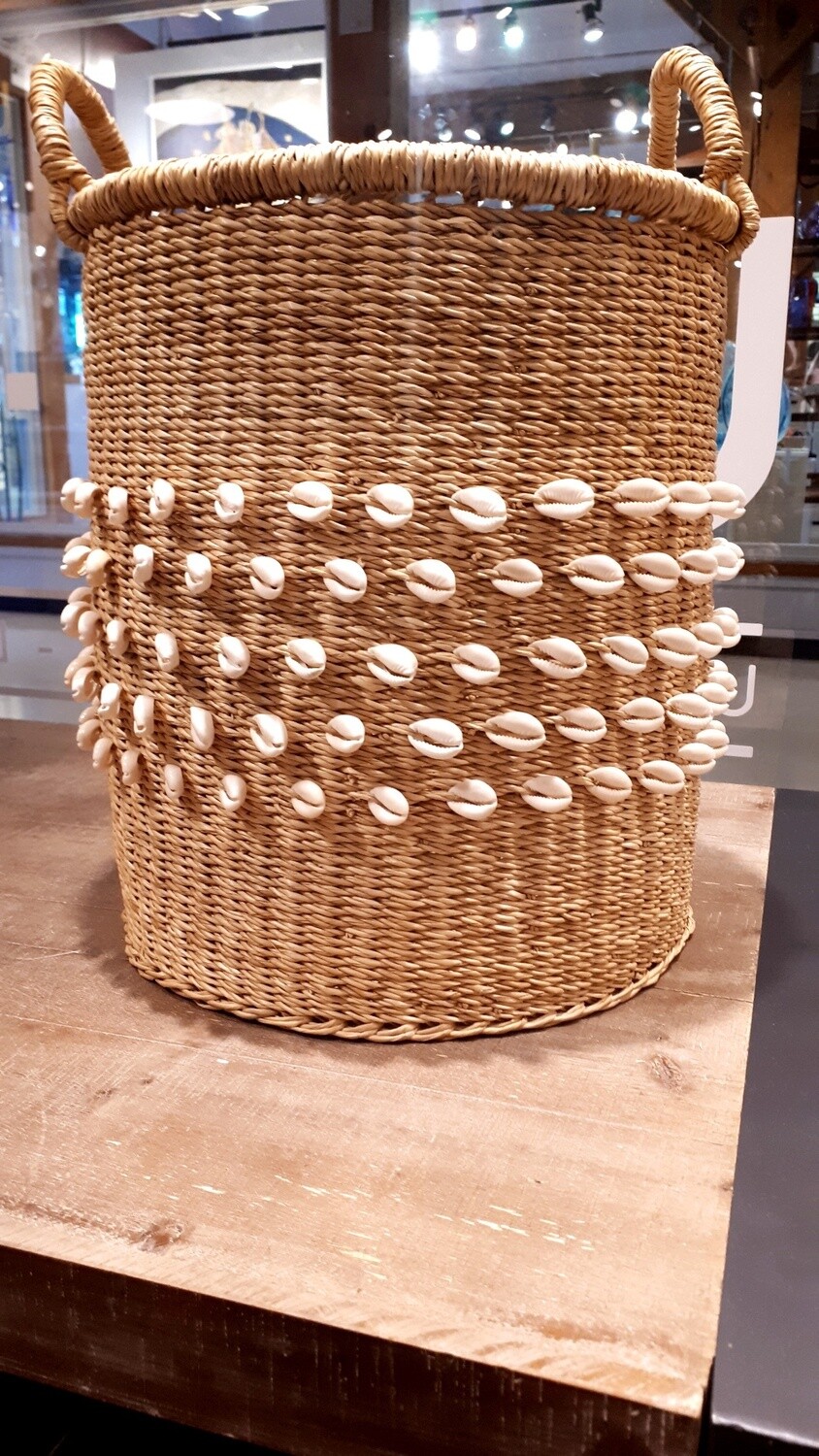 Cowrie Basket (Woven Worldwide), Size: Small