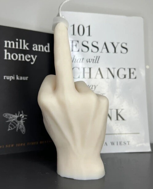 Candle - Middle Finger (Multicoloured)