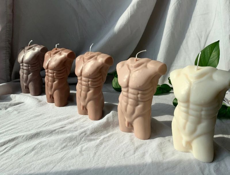 Male Body Candle