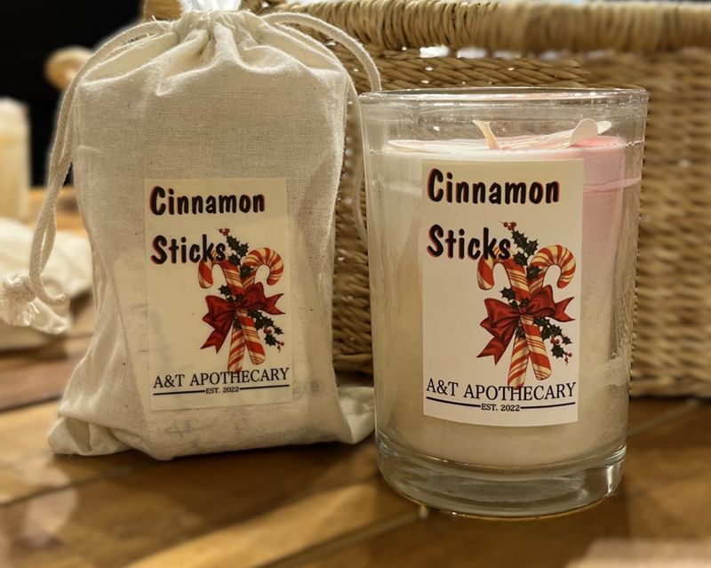 Cinnamon stick Candles
