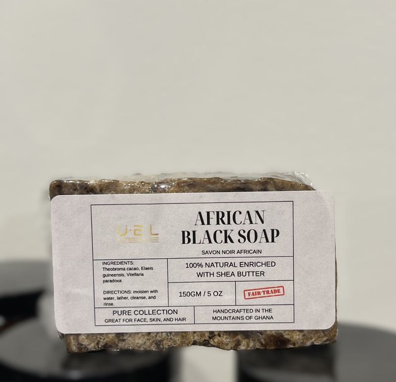 U.E.L African black soap