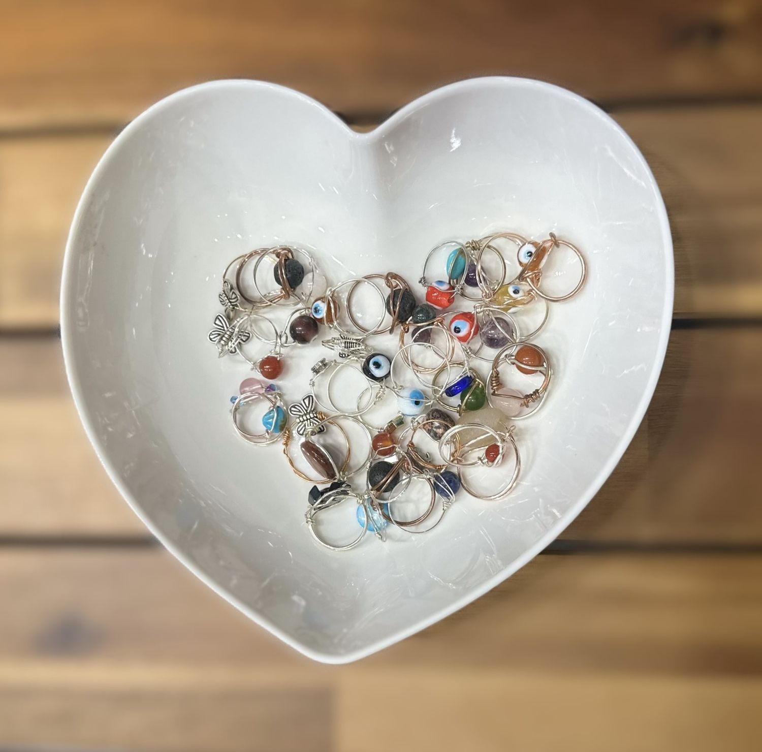 Wire Wrapped Rings - (Assorted) A &amp; T Apothecary-Taiynesha