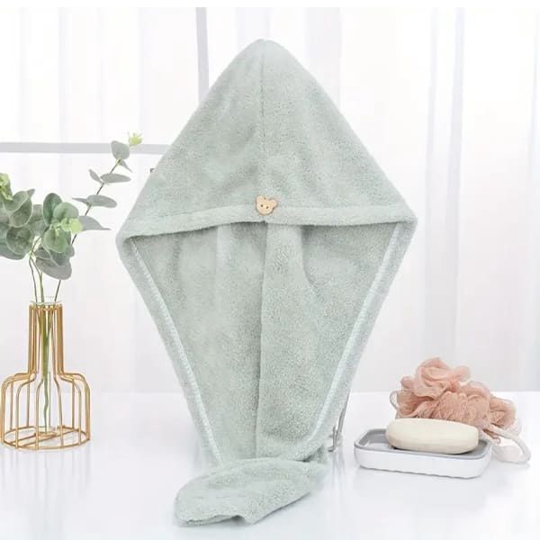 Towel Wrap - PhiloSophie Hair, Colour: Green
