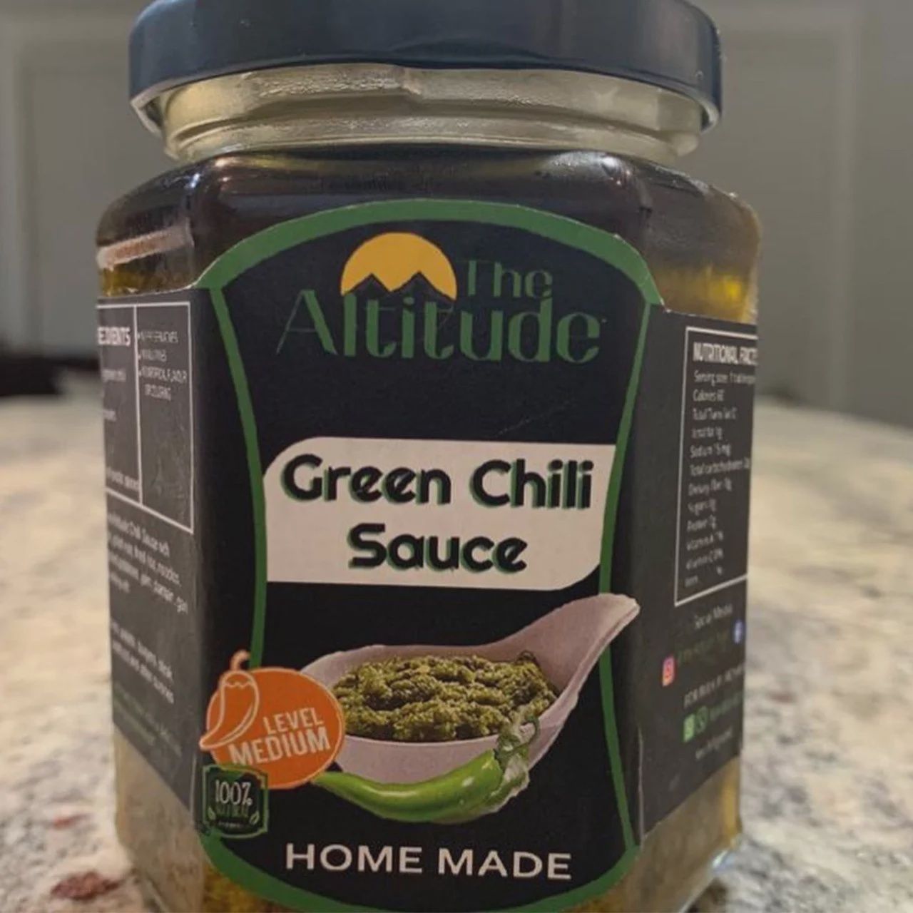 Chilli Sauces - The Altitude Foods, Flavour: Green Chili Sauce