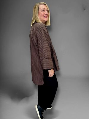 Brown linen jacket