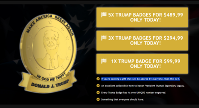 Trump Badge