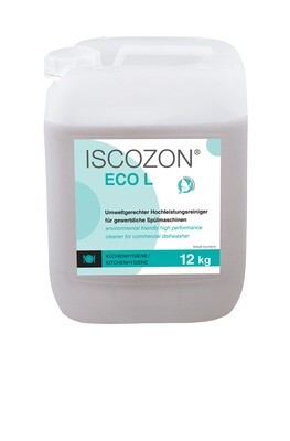 ISCOZON eco L 
Universalreiniger für alle gewerblichen Geschirrspülmaschinen. Für alle Wasserhärten geeignet