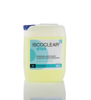 ISCOCLEAR star 
Spezialklarspüler sauer für gewerbliche Geschirrspülmaschinen