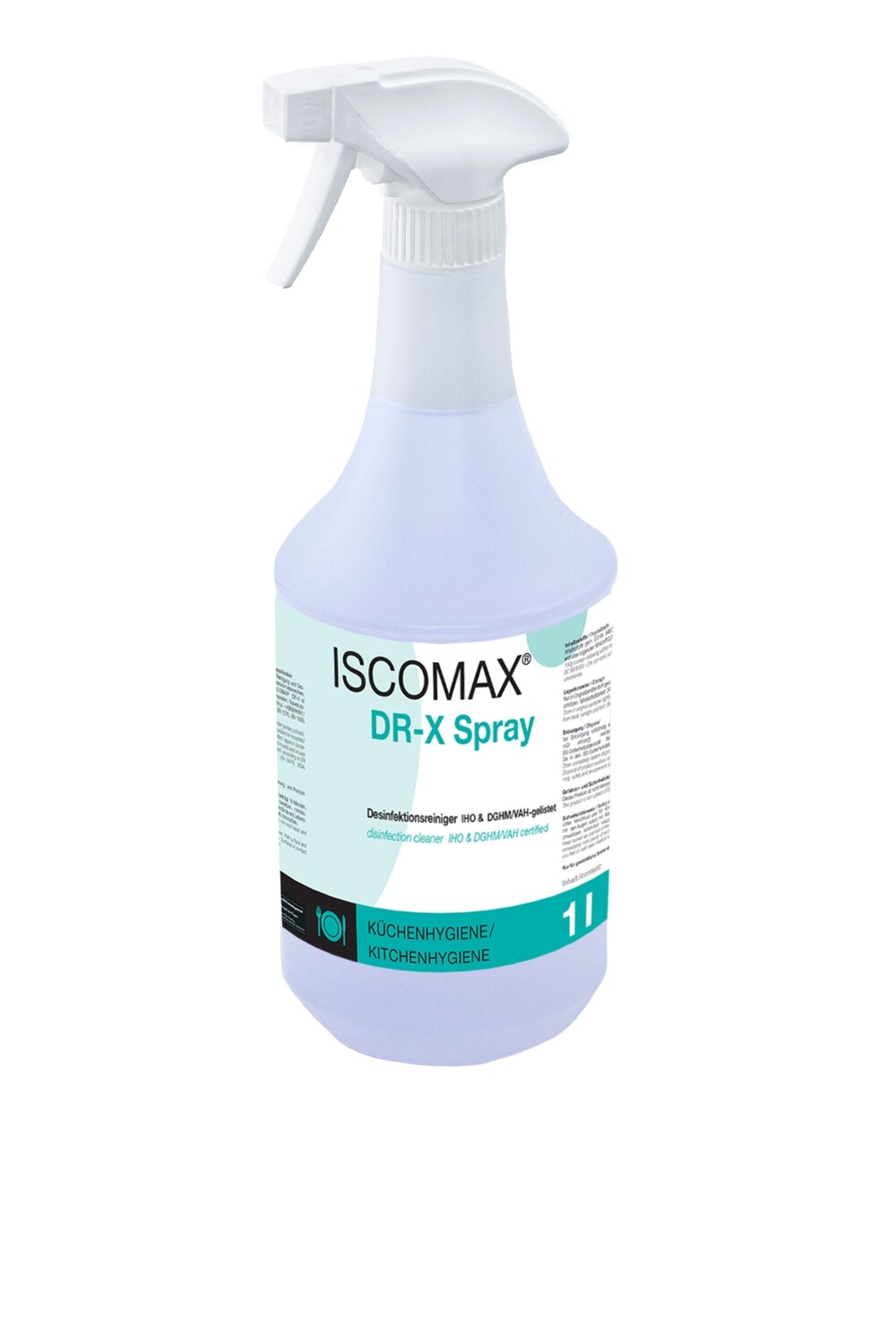 ​ISCOMAX DR-X Spray
Desinfektionsreiniger, gebrauchsfertig. VAH- und IHO-gelistet
