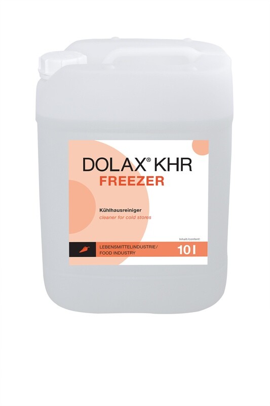 DOLAX freezer
Kühlhausreiniger. Anwendbar bis -30 °C.