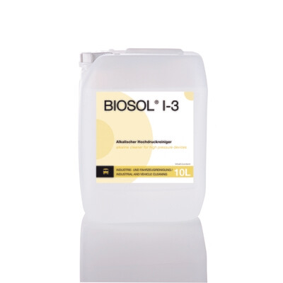 BIOSOL I-3 Alkalischer Hochdruck- Flächenreiniger zur Reinigung aller Oberflächen in Werkstätten und Industriebetrieben