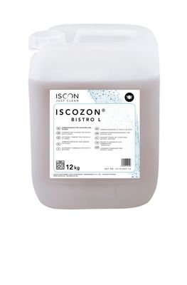 ISCOZON bistro L Kombireiniger für Gläser und Geschirr . Mit Bleichwirkung. Mit Schaumbremse