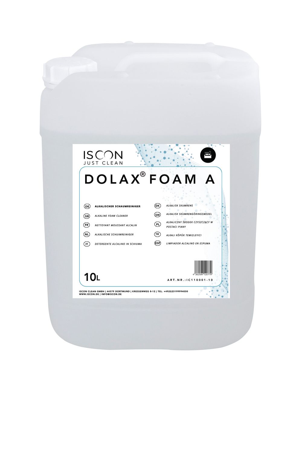 DOLAX FOAM A – Alkalischer Schaumreiniger
