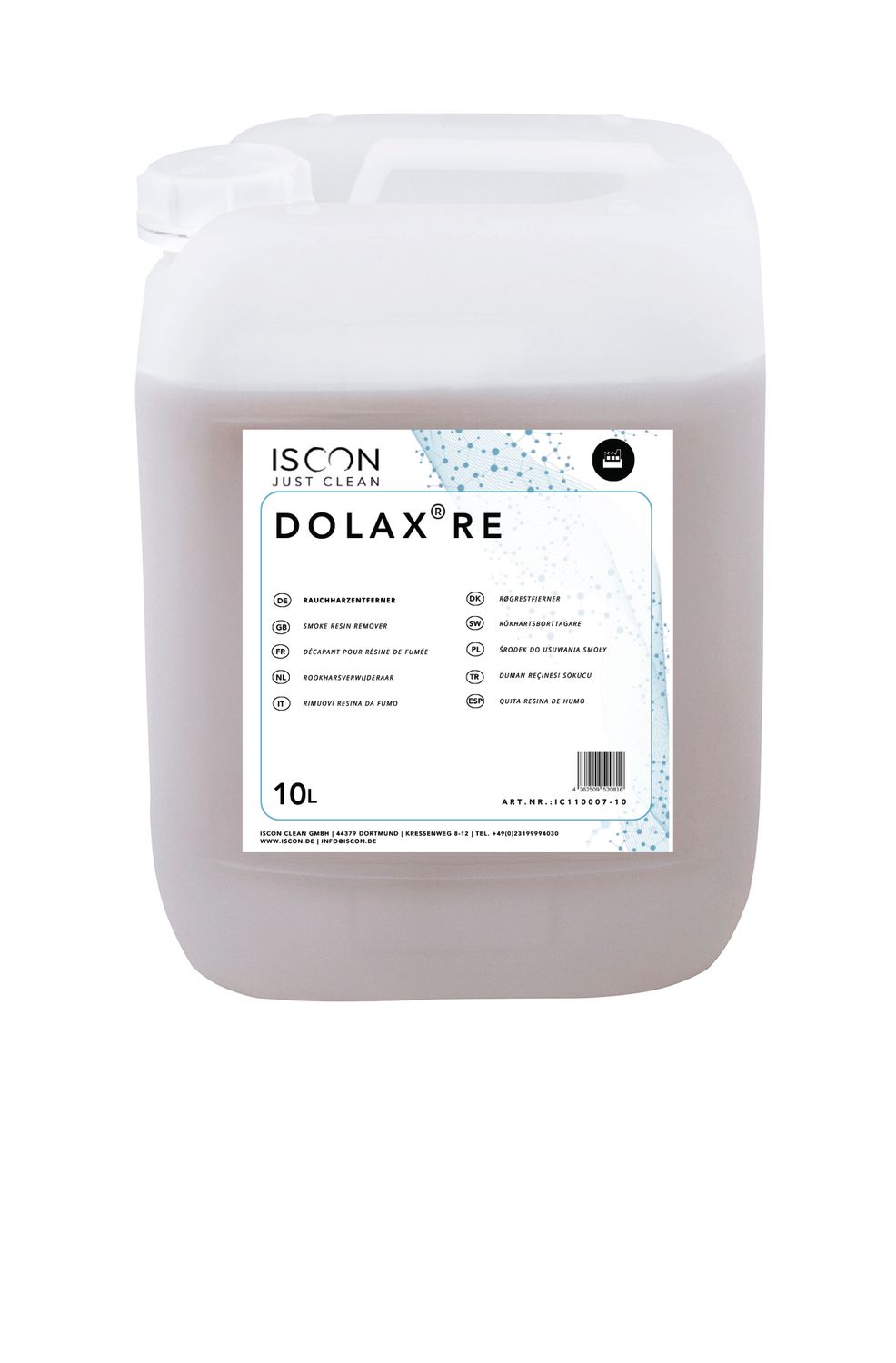 DOLAX RE  Rauchharzentferner für extreme Verschmutzungen