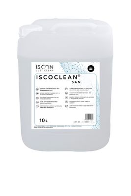 ISCOCLEAN SAN  ist ein hochwirksamer, saurer Sanitärreiniger im Konzentrat