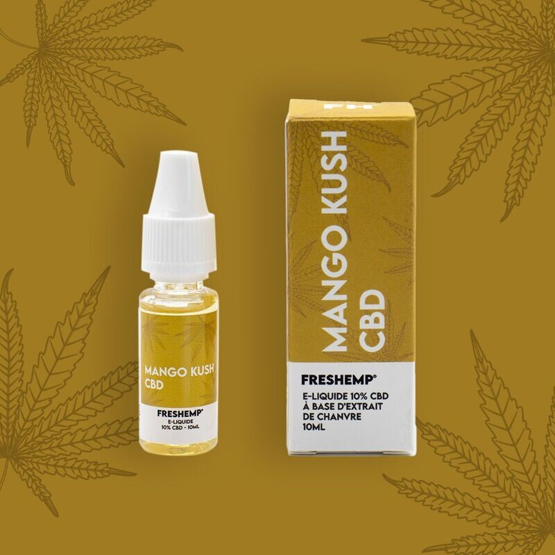 E-liquide FRESHEMP 10% - 10ml -
Saveur Mango Kush