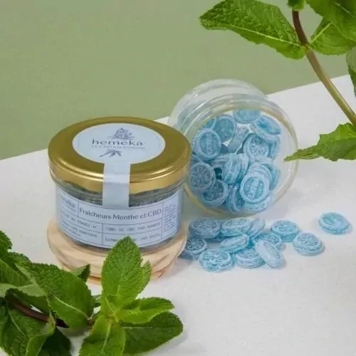 Pastilles Pastilles "Fraicheurs menthe et CBD" 10mg - HEMEKA