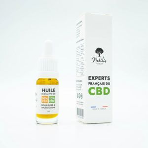 Huile 10% CBD 10% CBG * Formule Douleurs et Inflammations * Nobilis