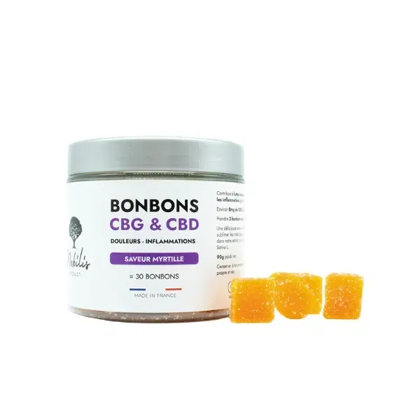 Bonbons CBD CBG Douleurs et Inflammations - Nobilis