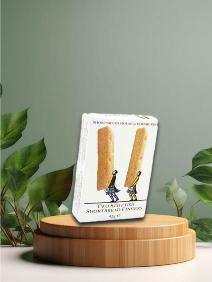 Shortbread House  - Mini Geschenkbox - Two Scottish Shortbread Fingers   40 g