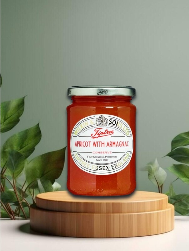 Wilkin and Sons  Tiptree    Apricot und Armagnac 340g Glas 4%Vol.