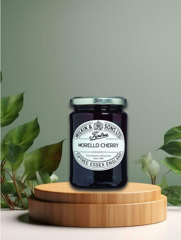 W&amp;S Morello Cherry Conserve 340g Glas