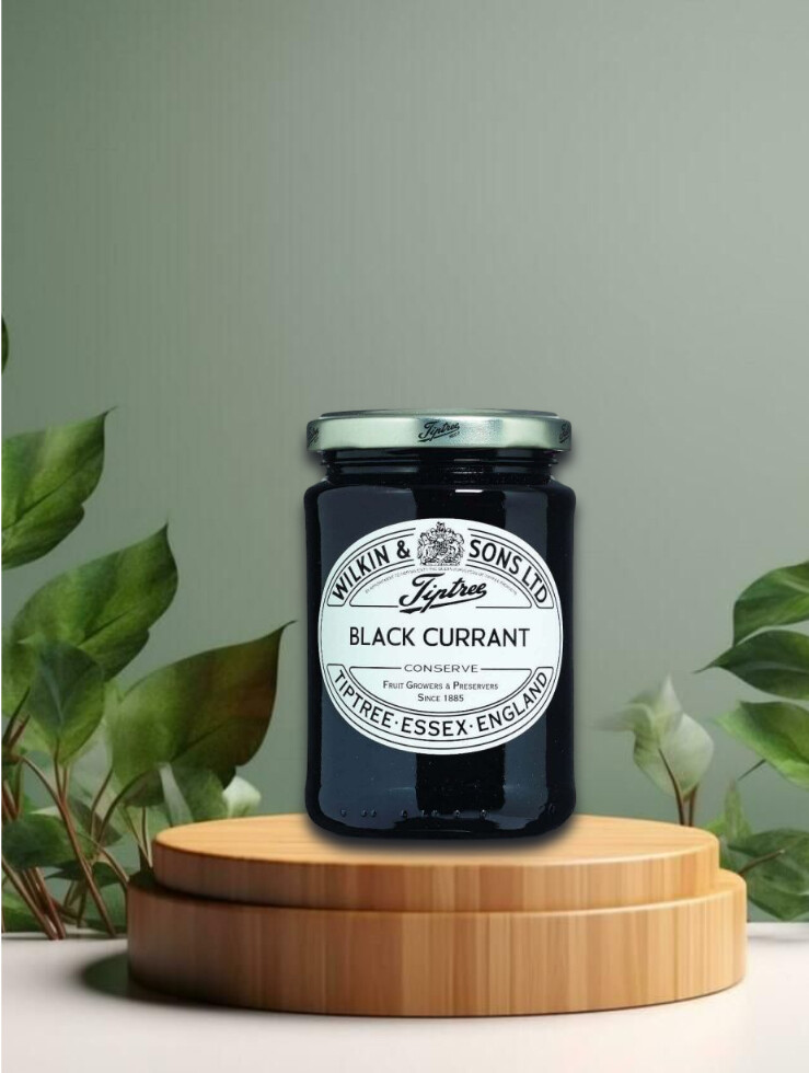 W&amp;S Black Currant Conserve 340g Glas