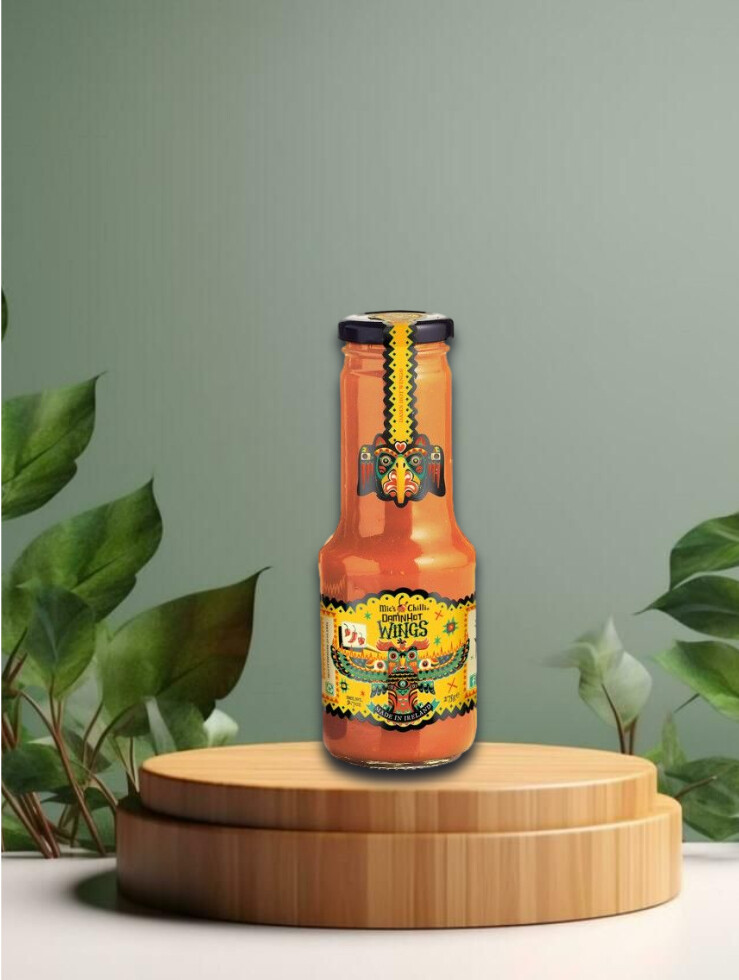 Mics Chilli Inferno Damn Hot Wings BBQ Sauce