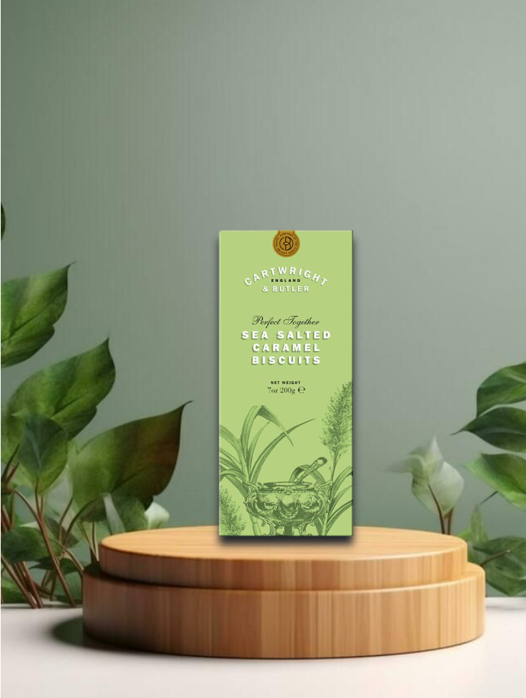 C&amp;B Salted Caramel Biscuits 200g Karton