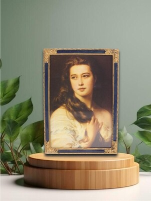 Bilderrahmen blau/antikes Goldfarben (10x15)16,4x11,3x1,5cm Bilderrahmen blau/antikes Goldfarben (10x15)16,4x11,3x1,5cm