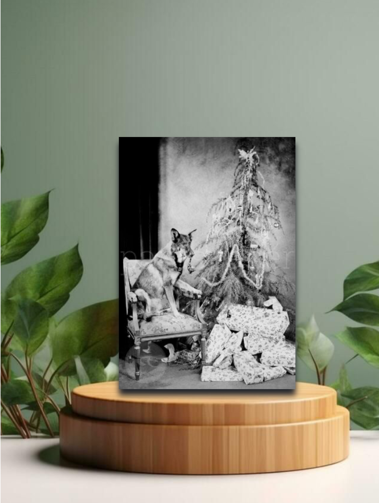 Postkarte Pfeifchen zum Fest