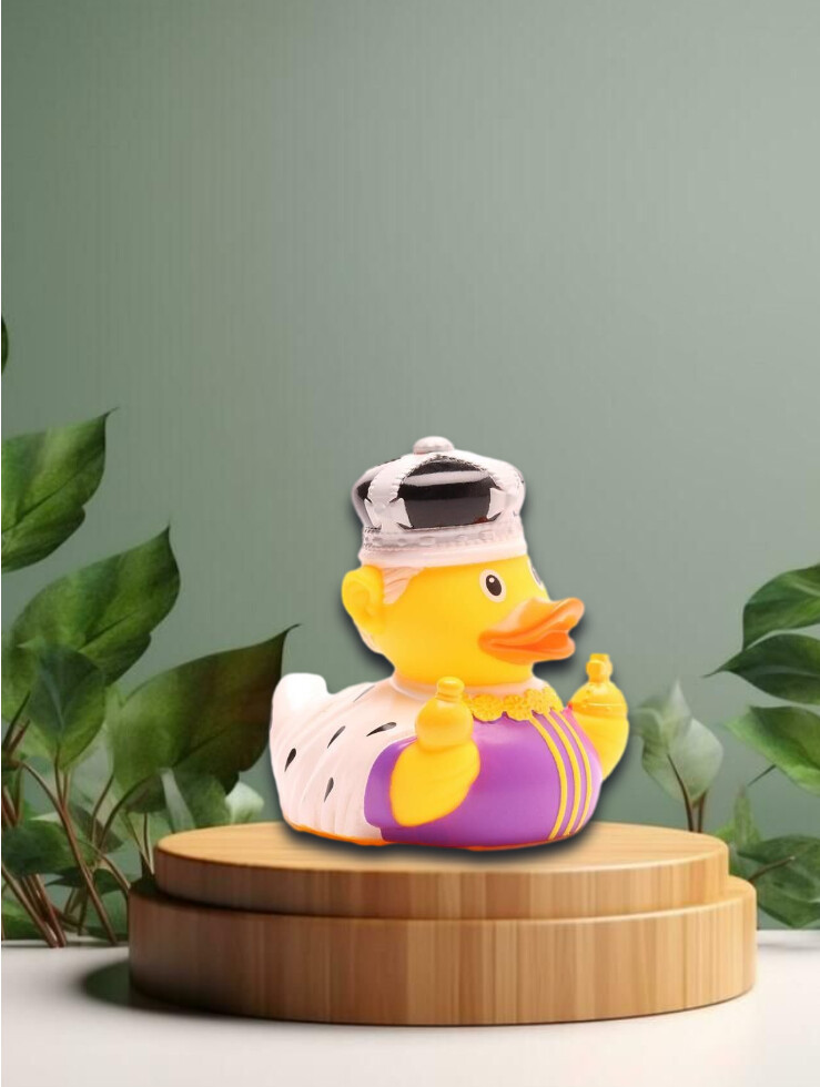 Badeente Charles CR (Krönungsornat)