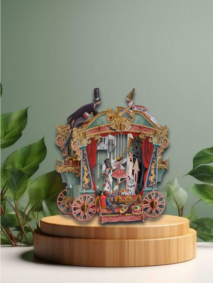 3D Greetings Card   Puppet Theatre