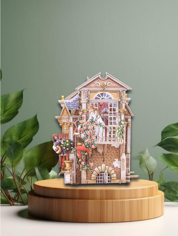 3D Greetings Card   Romeo und Juliet