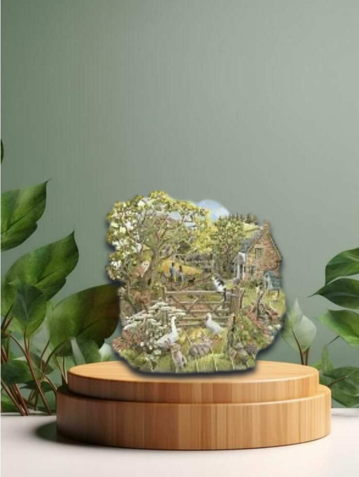 3D Greetings Card   Countryside