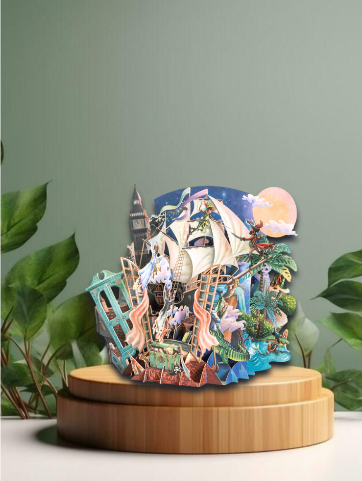 3D Greetings Card   Pirate Ship