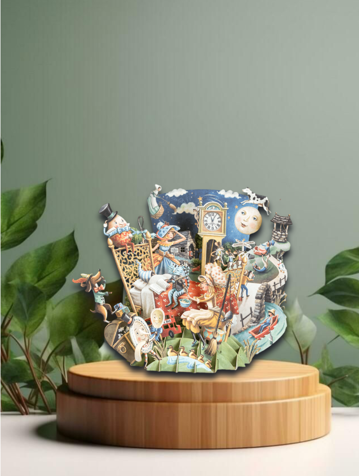 3D Greetings Card   Nursery Rhymes