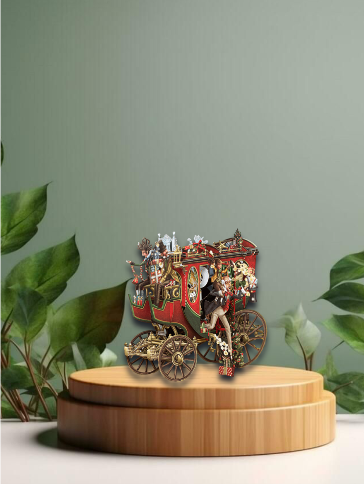 3D Greeting Card   Christmas Carol