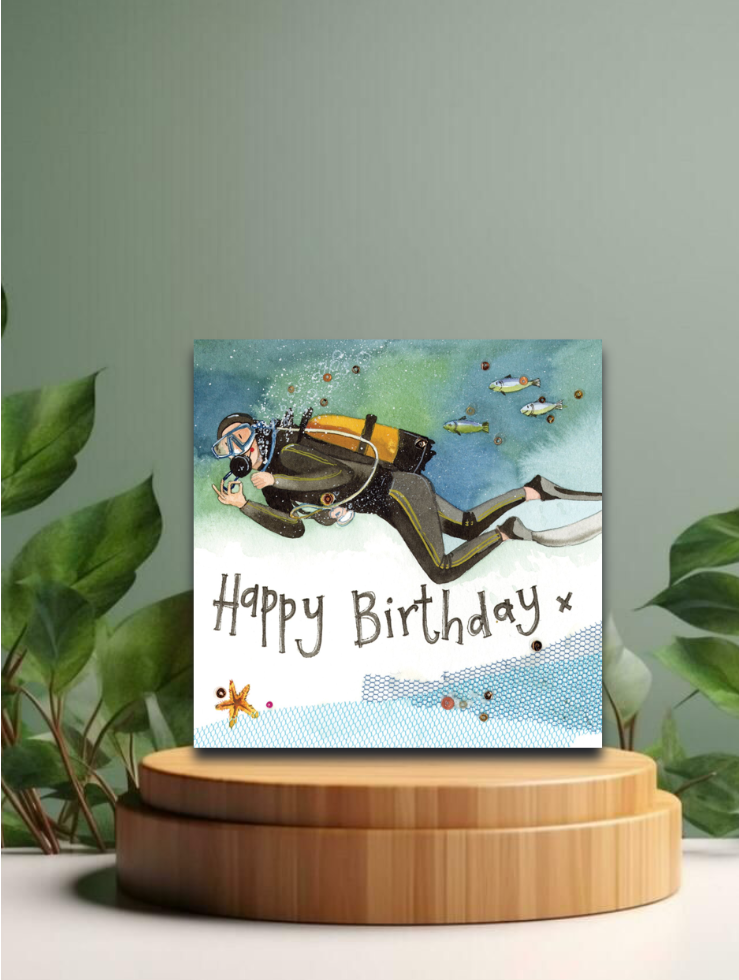 Grusskarten by Alex Clark - Geburtstag - Diverse Motive - 160x160mm