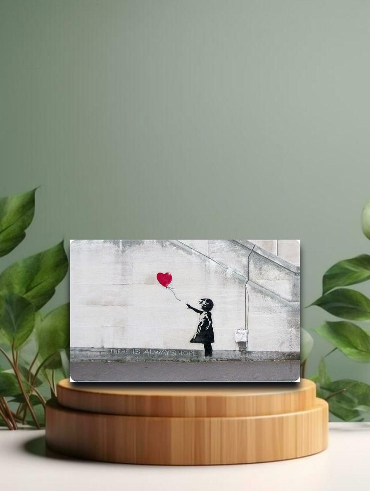 Brettchen &quot;Girl with Balloon&quot;
