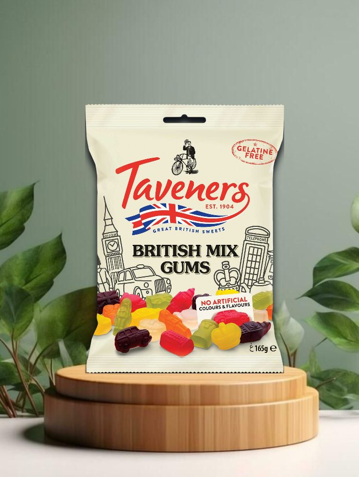 Taveners British Mix Gums 165g